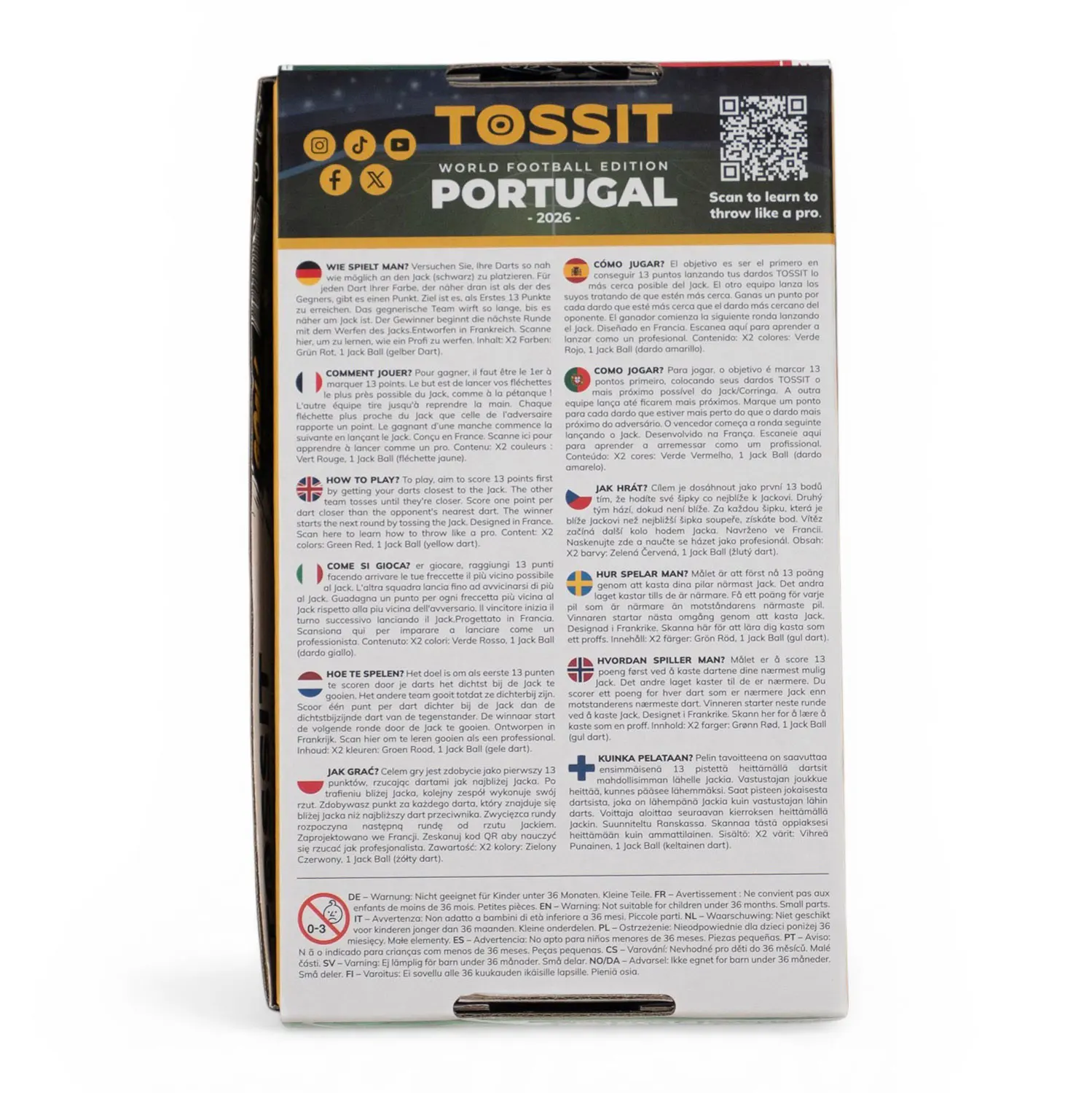 TOSSIT Starter Pack - World Football Edition PORTUGAL