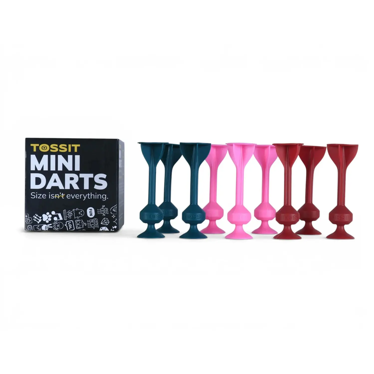 TOSSIT Mini Darts - Forest Pink Ruby